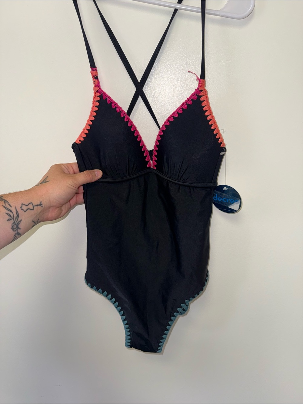 NWT Decree (XS) Brand New One Piece Molded Push Up Swim Suit